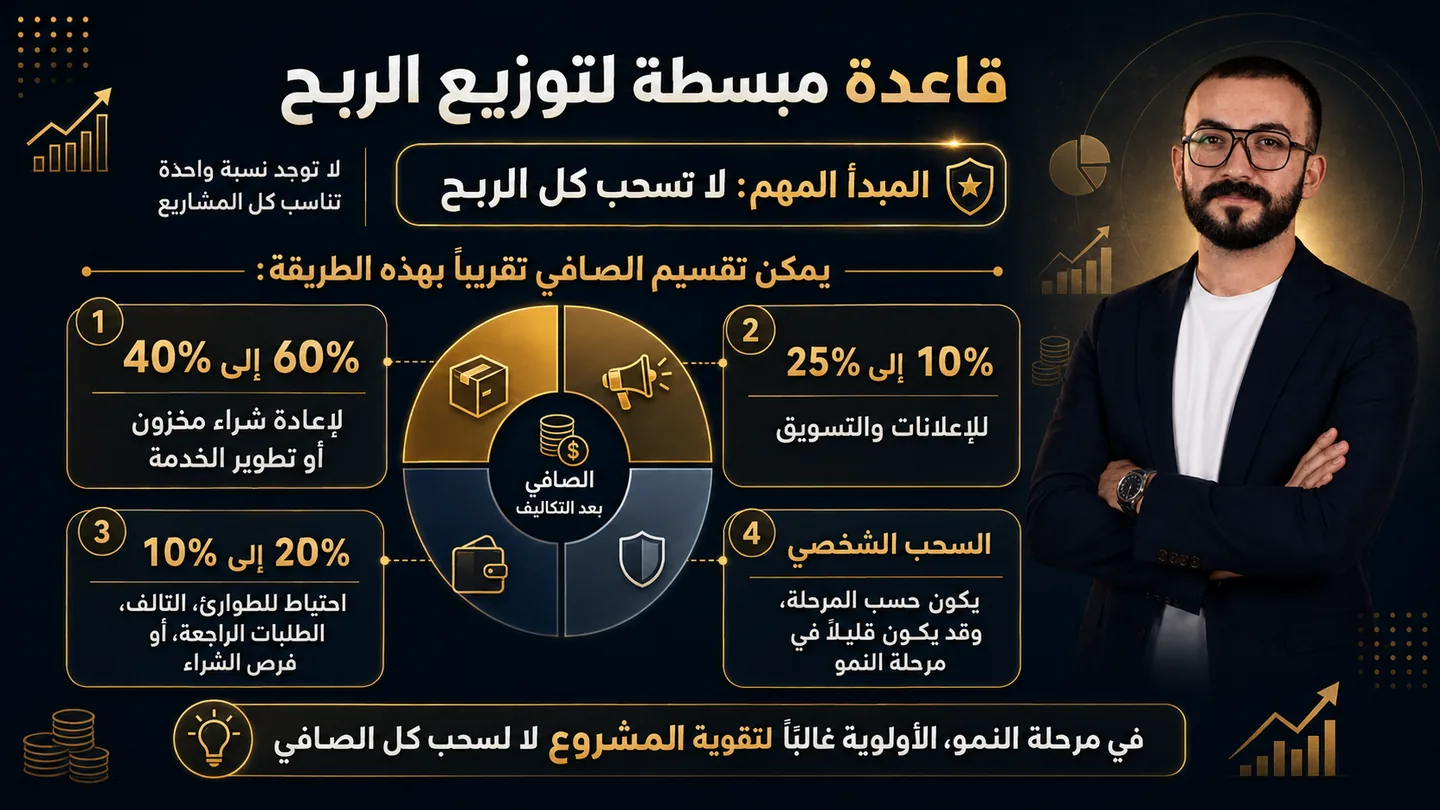 قاعدة مبسطة لتوزيع الربح